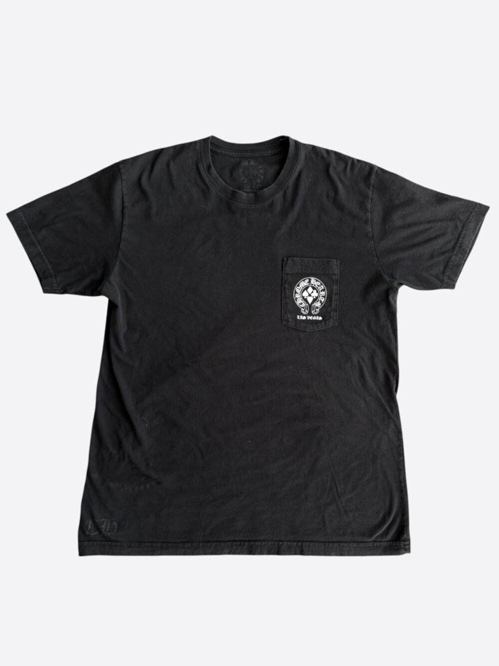 Chrome Hearts Black & White Welcome To Las Vegas Graphic T-Shirt